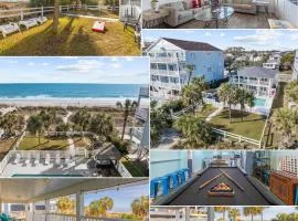 Lavish Accessible, On Ocean, 4 King Beds, Huge Private Pool, Yard, Spa, Patio, BBQ, & Game Tables