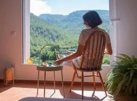 L'Almàssera - Chimenea y montaña para grupos en Aielo de Rugat