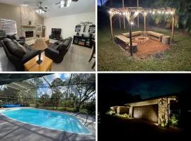 Heated pool at Persimmon Retreat
