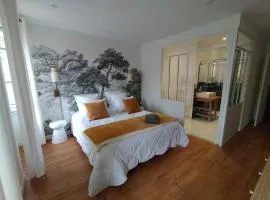 chambres d'hôtes numéro 2 Le Bedat côté jardin