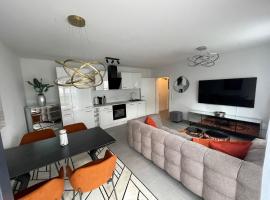 Hochwertige Stilvolle 2 Zimmer Erdgeschoss Wohnung mit großer Terasse und Garten, hotel a Pörnbach