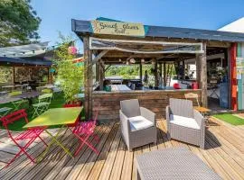 mobilhome terrasse ombragée 27m2