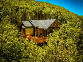Cozzy Cabin at "Explore-Cafe & Lodge" Located in Duhatao, Chiloe Island, Patagonia, Chile