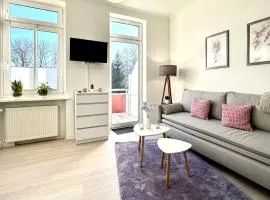 Ferienwohnung am Harz mit Küche, Balkon, Waschmaschine, Parkplatz mit Wallbox