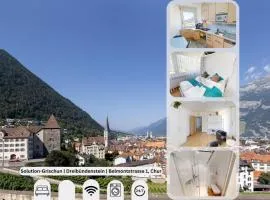 Solution-Grischun Apartments - Berninaexpress - Städterip - atemberaubende Aussicht