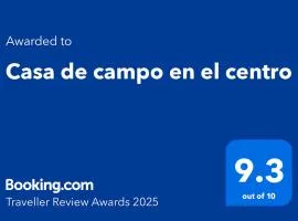 Casa de campo en el centro
