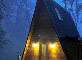 High garden alpine cabin
