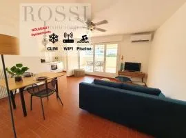 T2 LE CLUB Wifi Clim Piscine - Centre ville - ROSSIconciergerie - Linge inclus