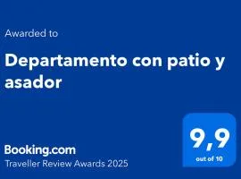 Departamento PB, patio y asador privados - NUEVO SERVICIO Estacionamiento 24hs INCLUIDO - Cerca de hotel Quinto Centenario, Nuevocentro shopping, Hospital Clinicas y Club Universitario Córdoba Sede central