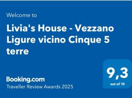 Livia's House - Vezzano Ligure vicino Cinque 5 terre, hotel in Vezzano Ligure