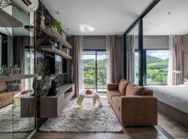 Mountain-view 1BR 9F Sriracha byน้องมังคุด NoParking, hotel in Ban Fang Daeng