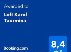 Loft Karol Taormina, hotel v destinaci Gaggi