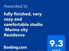 fully finished, very cozy and comfortable studio -Marina city Residence