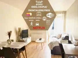 Le Dolcevita Magnifique T2 à 10min de la gare à pieds