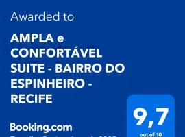 AMPLA e CONFORTÁVEL SUITE - PERTO DO CENTRO DE CONVENÇÕES-FENEARTE-FEIRAS-CONGRESSOS-SHOWs-RECIFE