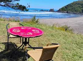 Cabaña con acceso a playa en Mehuin