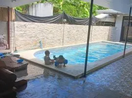 Private room with pool access