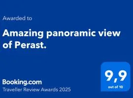 Amazing panoramic view of Perast.