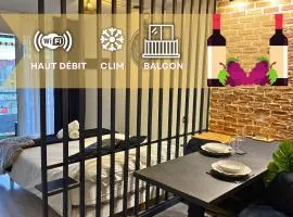Cosy Roc - Wifi, Balcon, TV, Clim, Équipé