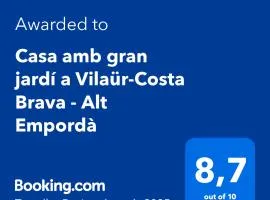 Casa amb gran jardí a Vilaür-Costa Brava - Alt Empordà