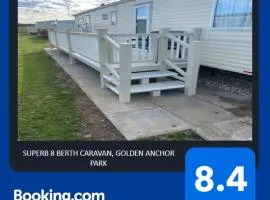 Superb 8 Berth Caravan, Golden Anchor Park