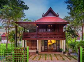 Serene Eco Work & Relax Retreat Rice Field, chata v Siem Reap