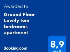 Ground Floor Lovely two bedrooms apartment