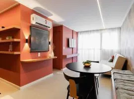 Flat beira-mar, novo!