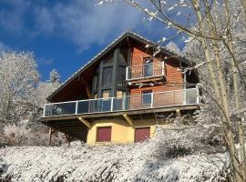Chalet chaleureux à Basse-sur-le-Rupt, vue montagne superbe, hôtel à Basse-sur-le-Rupt