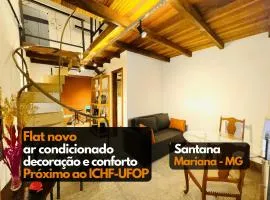 Lindo Flat3 ar condicionado próx ICHF-UFOP Mariana MG