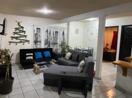 Departamento con terraza lobo, campamento en Cholula