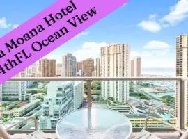 Ala Moana Hotel 24th FL R3 - Partial Ocean View 2 Full Beds, 4person