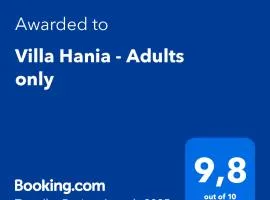 Villa Hania - Adults only