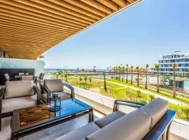 Luxury beachfront 3BR in Nereidas with Pools Spa Gym