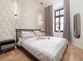 Łódź Downtown Apartment - 42m2, Workspace - by Rentujemy