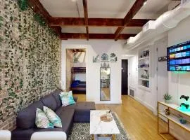 Chic Penthouse 15 Minutes From NYC - bus stop at doorstep