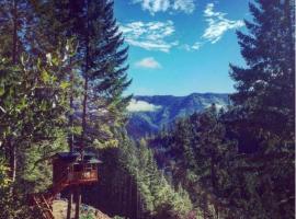 Off-Grid Treehouse at Sustainable Ecovillage, hotel a Patrick Creek