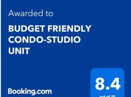 BUDGET FRIENDLY CONDO-STUDIO UNIT