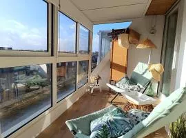 Bel appartement 4 pers avec parking et WIFI au centre-ville de Perros-Guirec - FR-1-368-454