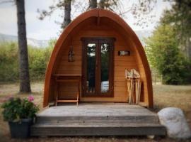 Cabane en bois POD 2, luxusní stan v destinaci Champfromier