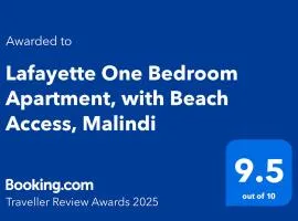 Lafayette One Bedroom Apartment, with Beach Access, Malindi