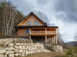 AleBale Przesieka luksusowy dom z bali z widokiem na Karkonosze