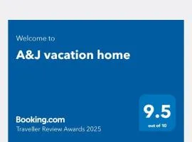 A&J vacation home