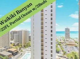 Waikiki Banyan T2-22nd Completely Remodeled