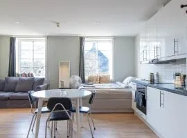 Bright and modern apartment on a quiet street