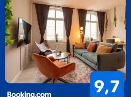 maremar - Style Apartment im Zentrum - Luxus Boxspringbett - Küche - Arbeitsplatz - Highspeed WLAN