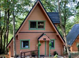 Lodge Nine for 6 with Hot Tub - Spa Resort in Devon, hotel a Chudleigh