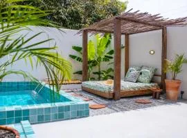 Nomad Palmeira Casa com charme local com piscina privativa