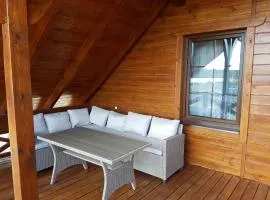 Wooden Holiday Home in Skrzynia with Terrace