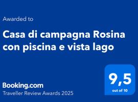 Casa di campagna Rosina con piscina e vista lago، فندق في غرافيدونا